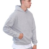 High quality European and American fashion brands with the same Essentials solid color hoodie, autumn and winter street men's hoodie, heavyweight hoodie