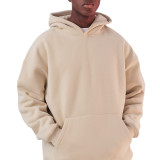 Cross border American fashion brand hooded hoodie, unisex casual jacket, winter warm men's hoodie, customized logo
