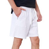 ETAI Trendy Brand Men's 300g Heavyweight Pure Cotton Shorts for Men's Summer Casual Versatile Five piece Work Shorts