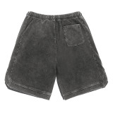 Trendy shorts | Hot selling high street washed pure cotton shorts Summer casual retro fried flower shorts for both men and women