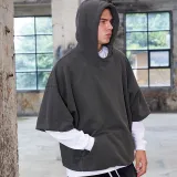 450g American Heavyweight Half Sleeves Retro Hoodie Men's Autumn/Winter New Products Washed Sweater Men's