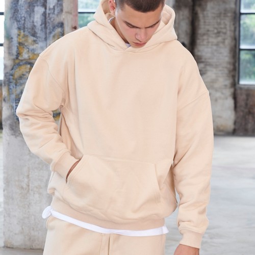 High quality European and American fashion brands with the same Essentials solid color hoodie, autumn and winter street men's hoodie, heavyweight hoodie