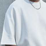 Trendy Men's Wear | Japanese Fashion Versatile Air Cotton Short sleeved T-shirt Summer Oversized High Quality Heavyweight T-shirt