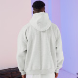 Trendy men's clothing | Customized cross-border hot selling heavyweight cotton pullover hoodie for men's fashion versatile hooded jacket