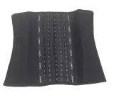 Hot selling rubber latex slim waist with 9 steel bones for women's sports and fitness, waist sealing, postpartum abdominal tightening strap, customized 6-row buckle