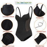Cross border enhanced version of body shaping clothing with steel ring bra jumpsuit, 7 steel bones for strong abdominal tightening, waist tightening, and hip lifting