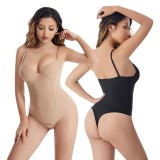 Cross border thong, body shaping clothing, steel ring bra jumpsuit, 4 steel bones, female postpartum hip lifting and abdominal tightening straps
