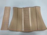 Rubber fitness belly band buckle 9 bone latex sports belt waist seal postpartum shaping letter belly band