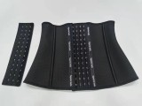 Rubber fitness belly band buckle 9 bone latex sports belt waist seal postpartum shaping letter belly band