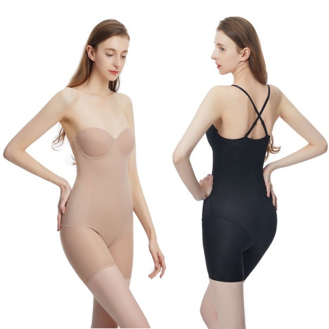 Traceless body shaping clothing, cross-border beauty body adhesive, high-end one-piece open file, strapless corset, buttocks lifting, abdominal tightening, chest support for women