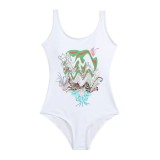 New European and American Cross border Trade One Piece Swimsuit, Female Tiger Print, Vacation Hot Spring Women's Swimsuit