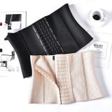 Thin Latex Sports Waist Cover Postpartum Abdominal Belt Soft, Breathable, Strong Abdominal Belt Shaping Rubber Belt with 13 Buckles