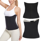Black technology latex jelly strip for abdominal tightening, postpartum belt for soft, breathable, strong correction and shaping, 13 button waist seal