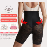 Women's body shaping pants with high waist and tight abdomen, body shaping pants with tight abdomen and lifting buttocks, safety pants with tight body, anti glare