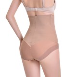 Cross border postpartum high waisted underwear for women, breathable mesh waist tightening pants, buttocks lifting, waist shaping, body shaping, triangle pants with anti curling edges