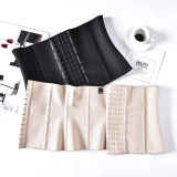 Thin Latex Sports Waist Cover Postpartum Abdominal Belt Soft, Breathable, Strong Abdominal Belt Shaping Rubber Belt with 13 Buckles