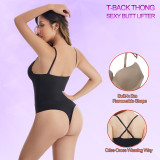 Cross border thong, body shaping clothing, steel ring bra jumpsuit, 4 steel bones, female postpartum hip lifting and abdominal tightening straps