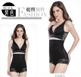 Manufacturer's direct sales of new lace waist tightening and shaping pants, thin waist tightening and body shaping pants, postpartum high waist waist waist tightening and buttocks lifting pants