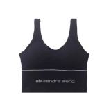 In summer, WeChat business shakes and sounds popular, no steel ring sports wrap chest, U-shaped shockproof, anti slip yoga, versatile back wrap chest