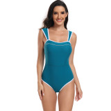 New one-piece swimsuit for women, European and American sexy sports skirts, two-piece bikini swimsuit set in stock