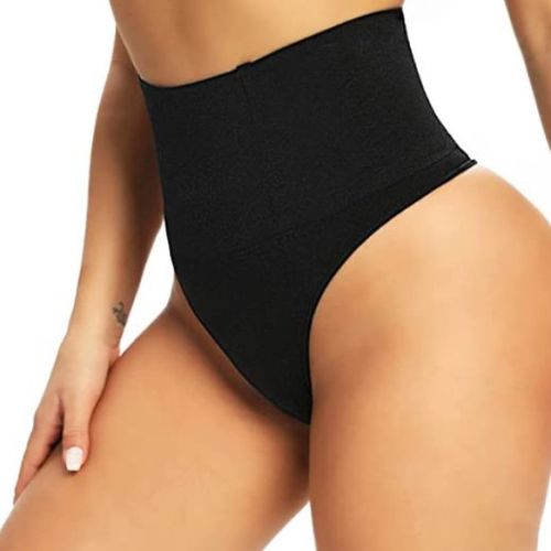 Foreign trade thong pants for women with a small belly and strong lifting buttocks. Summer thin style with fishbone waist shaping pants