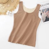 Winter oversized warm bottom sweater for women with plush, thickened and slim fit, versatile warm underwear, round neck top