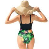 New European and American cross-border jumpsuit women's Amazon sexy high waisted bikini swimwear bikini wholesale