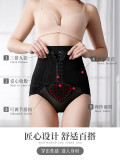 Japanese postpartum strong belly tightening and hip lifting underwear for women with high waist, small belly shaping, waist tightening, slimming effect, summer thin style