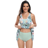New swimsuits for women, European and American Huludao swimsuits, conservative split skirts, swimsuit, wholesale from cross-border manufacturers