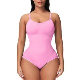 European and American large-sized postpartum buttocks lifting seamless shapewear for women's corset, suspender, belly tightening, and bodysuit underwear