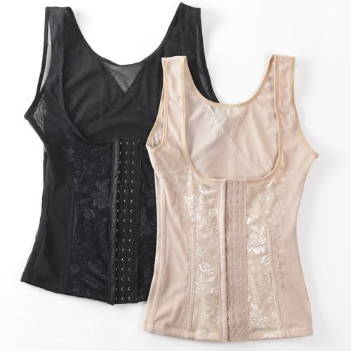 Thin and breathable lace waist cinching, chest support, shaping, and body shaping vest, waist protection, shaping, waist binding, and body shaping vest