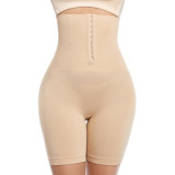 High waisted and tight fitting pants for women after giving birth. Waist tightening, belly tightening, and buttocks lifting tight fitting pants with adjustable buttons and seamless flat angle oversized shapewear