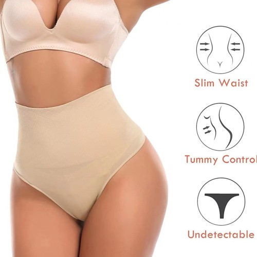 European and American Sexy Mid Waist Tight Waist Lifting Hip Pants Seamless Beauty Body Lifting Hip Exposed High Waist Pants Triangle T-shaped Underwear