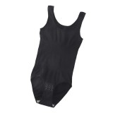 Cross border seamless one-piece shapewear women's wide shoulder vest, body size shapewear