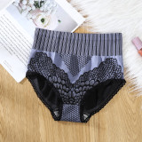 New palace second-generation underwear for women with high waist and tight abdomen, lifting buttocks for women with oversized underwear, seamless tight abdomen triangle pants