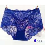 Hot selling large size lace underwear with a weight of 180 pounds, lace high waisted underwear for women's sexy triangle pants