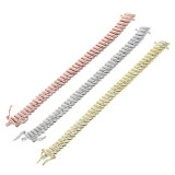 AliExpress Amazon New Snake Chain Bracelet European and American Hiphop Street Trend 10mm Bracelet Jewelry Wholesale