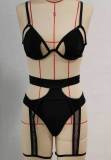 Amazon's best-selling hollow out fun set INS bra bikini sexy split two-piece set of fun lingerie