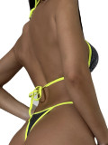 European and American foreign trade bikini split body swimsuits with hanging necklaces and three point swimsuits in stock