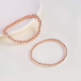Wholesale of Health Jewelry Wholesale for Netizens and Same Style Black Gallstone Hematite Single Circle Ball Bracelets Terahertz Energy Stone Bracelets