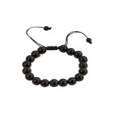 Amazon Natural Amazon Men's Obsidian Bracelet Crystal Bracelet Handwoven Bead Bracelet in Stock