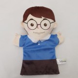 Wholesale of hand puppets, plush toys, in stock, cross-border children's storytelling figurines, kindergarten early education dolls for a family
