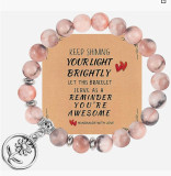 Yellow and Blue Beads Love Bracelet Pink Zebra Tiger Eye Stone Volcano Stone YOU READESOME Red Pattern Stone Love Bracelet