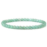 Amazon Cross border Hot selling Bead String 4mm Natural Stone Beads Charming Women's Bracelet Foreign Trade Bracelet Couple Bracelet