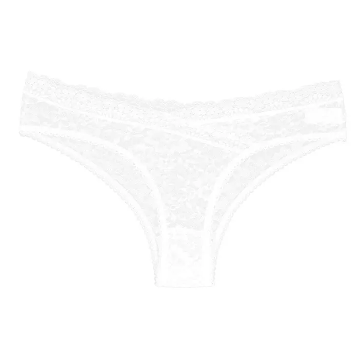 Cross border Amazon's New Women's Lace Underwear with Sexy Temptation Perspective: Wholesale of Low Waist Underwear for Women in Europe and America