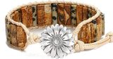 Amazon's cross-border hot selling bracelet, Emperor Stone bracelet, handcrafted woven leather, European and American Bohemian creative bracelet