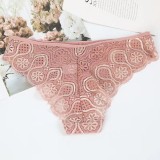 Cross border European and American lace underwear wholesale, foreign trade spot, belly tightening and hip lifting, mid waist women's underwear, large and multiple sizes