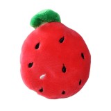 Spot fruit refrigerator stickers with new watermelon, pineapple, pumpkin magnetic plush toys wholesale, foreign trade street stalls small gifts