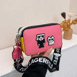 Cross border bags, niche design, women's new fashionable and textured shoulder bag, high-end and crossbody small square bag