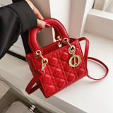 Spot foreign trade Daifei women's handbag new small handbag Lingge versatile single shoulder crossbody bag cross-border trend